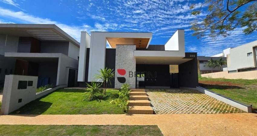 Casa térrea Alto Padrão no Condomínio Terras de Siena, à venda em Ribeirão Preto/SP
