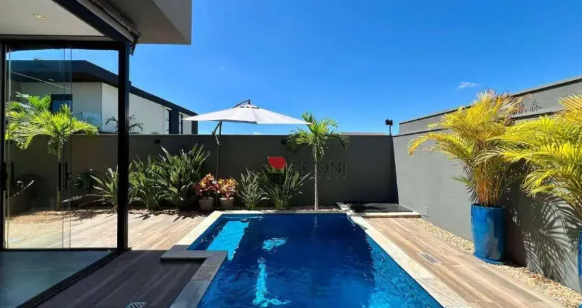 Casa Térrea Alto Padrão com 203m2 com 3 quartos (suítes) em condominio fechado Terras de Florença em Ribeirão Preto SP I Imobiliária Ribierão Preto