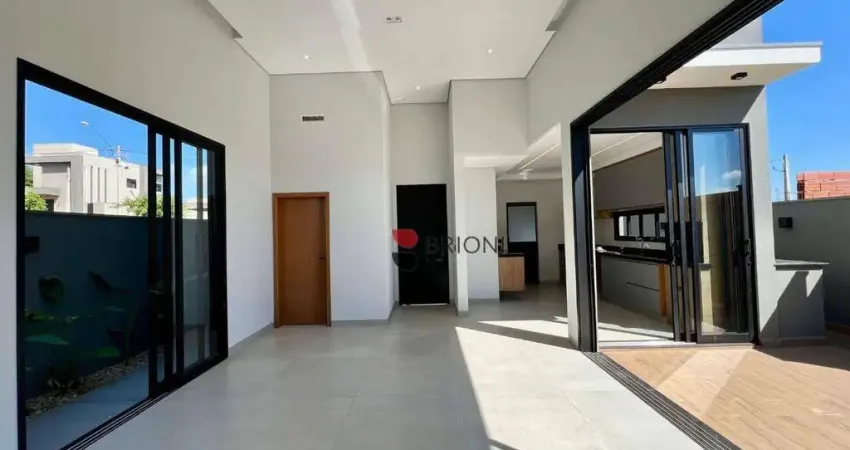 Casa térrea com 143m², 3 quartos/suítes à venda em condomínio Quinta da Mata Ribeirão, em Ribeirão Preto/SP I Imobiliária I Brioni imóveis