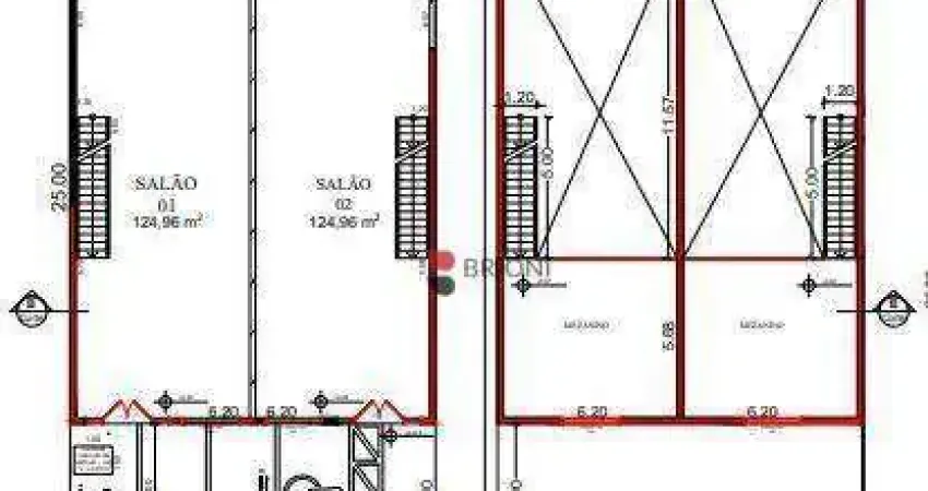 Galpão para alugar, 330 m² por R$ 16.289,71/mês - Jardim São Luiz - Ribeirão Preto/SP
