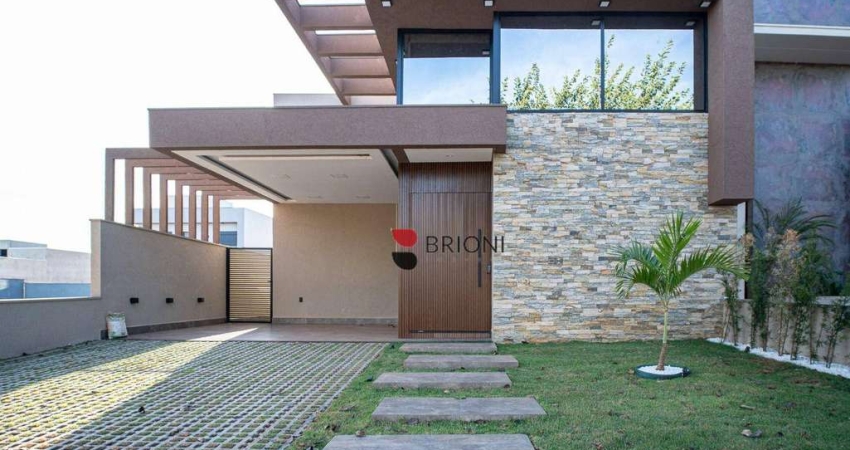 Casa térrea alto padrão com 164m², 3 quartos/suítes à venda no Condomínio Vivendas da Mata em Ribeirão Preto/SP I Imobiliária Brioni imóveis