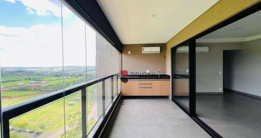 Apartamento com 3 dormitórios para alugar, 118 m² por R$ 6.366,24/mês - Jardim Olhos D'Água - Ribeirão Preto/SP