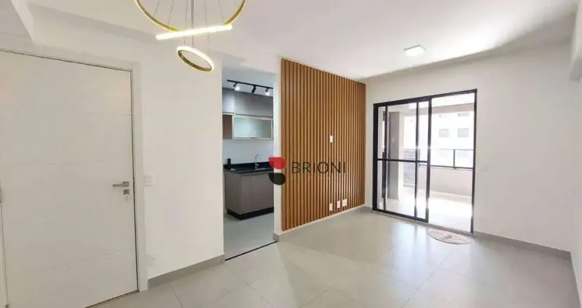 Apartamento com 2 quartos para alugar, 69 m² por r$ 4.300/mês - olhos dágua - ribeirão preto/sp