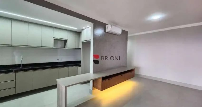 Apartamento de 80 m² com 2 suítes, edifício fascínio -  ribeirão preto