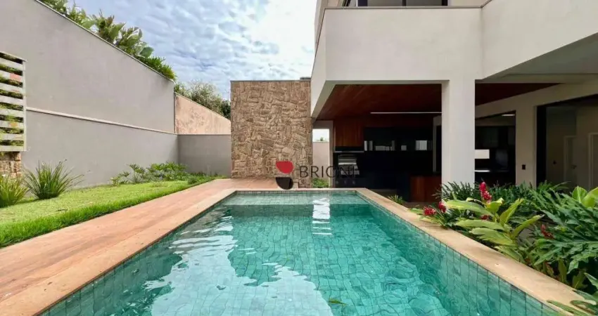 Casa Sobrado de Alto Padrão com 364 m², 3 quartos à venda no Condomínio Alphaville 2 em Ribeirão Preto/SP I Imobiliária Brioni Imóveis