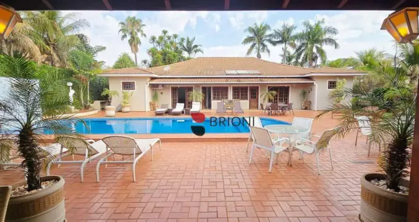 Chácara térrea alto padrão no condomínio village bandeirantes 1, em ribeirão preto - imobiliária em ribeirão preto - brioni imóveis.