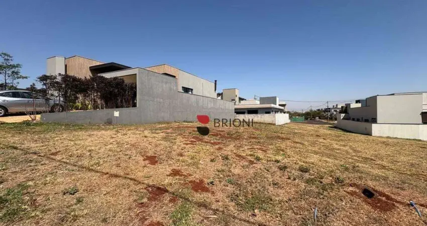 Terreno com 393m² à venda no condomínio alto do castelo 1 em ribeirão preto/sp i imobiliária i brioni imóveis