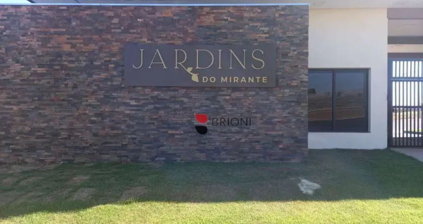 Terreno no condomínio jardins do mirante, 251,56m², a venda em  ribeirão preto/sp i imobiliária em ribeirão preto i brioni imóveis