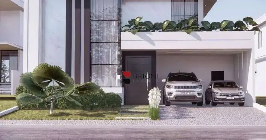 Casa alto padrão com 180m², 3 quartos/suítes à venda no condomínio vivendas da mata em ribeirão preto/sp i imobiliária brioni imóveis