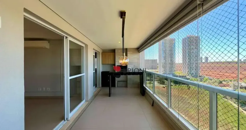 Apartamento com 3 quartos/suítes, com 132m², ed le notre jardim olhos d'água em ribeirão preto/sp i imobiliária brioni imóveis