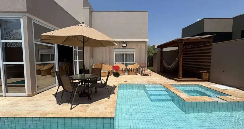 Casa térrea alto padrão, com 249 m², 4 quartos/suítes, à venda no condomínio terras de siena em ribeirão preto/sp i imobiliária brioni imóveis
