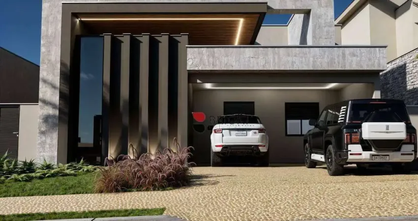 Casa térrea com 4 quartos/suítes à venda, 250m² no condomínio reserva imperial  em ribeirão preto/sp i imobiliária brioni imóveis