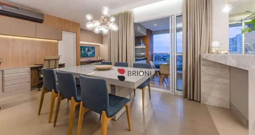 Apartamento alto padrão com 90m², 2 quartos/suítes à venda no edifício mirage em ribeirão preto/sp i imobiliária brioni imóveis