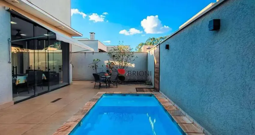 Sobrado com 3 quartos/suítes, 190m² de construção, condomínio villa romana, recreio das acácias em ribeirão preto/sp i imobiliária brioni imóveis