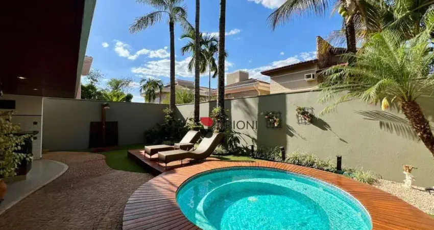 Casa com 3 dormitórios à venda, 275 m² no condomínio colina do sabiá - ribeirão preto/sp