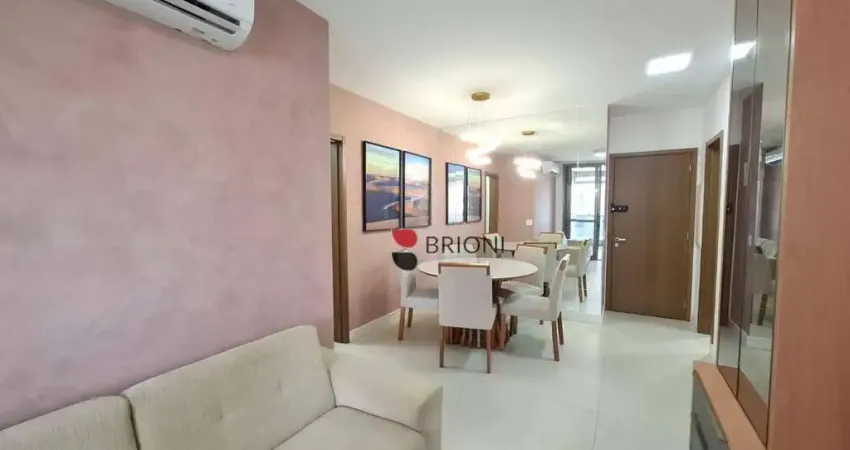 Apartamento com 2 dormitórios para alugar, 82 m² por R$ 7.327/mês - Jardim Olhos D'Água - Ribeirão Preto/SP..