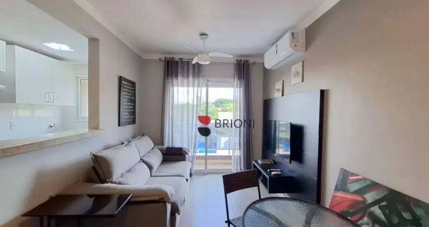 Apartamento com 2 dormitórios para alugar, 55 m² por R$ 3.480,57/mês - Santa Cruz do José Jacques - Ribeirão Preto/SP