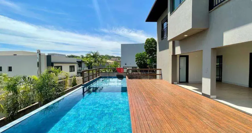 Sobrado alto padrão, com 402m², 4 quartos/suítes, no Condomínio Alphaville 1 I Imobiliária em Ribeirão Preto/SP I Brioni imóveis