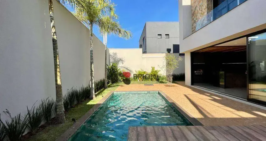Casa alto padrão à venda com 320m², 5 Quartos/Suítes em condomínio Alphaville, em Ribeirão Preto/SP I Imobiliária em Ribeirão Preto I Brioni imóveis
