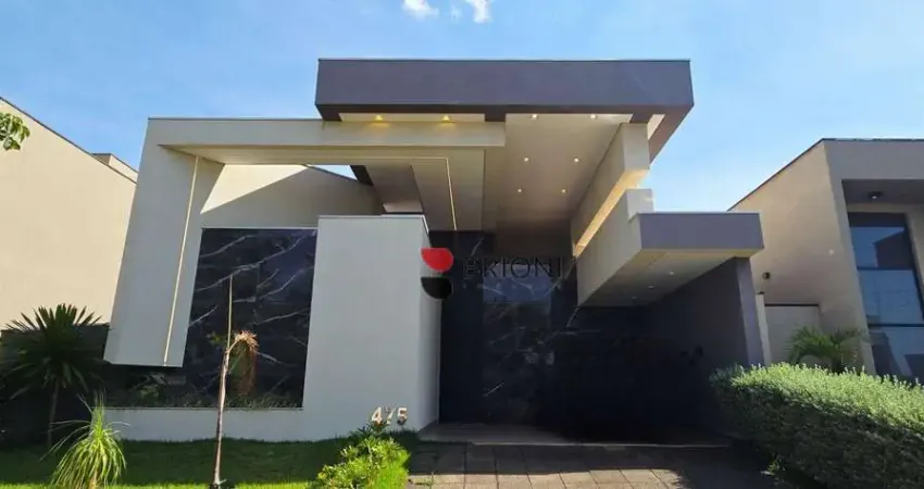 Casa térrea alto padrão no condomínio quinta dos ventos, em ribeirão preto - imobiliária em ribeirão preto - brioni imóveis.