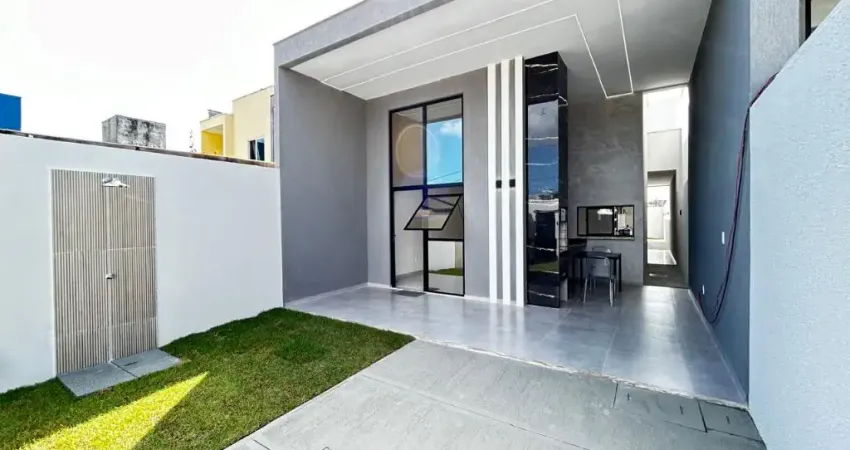 Casa térrea com projeto moderno e funcional, próximo de tudo  em Eusébio