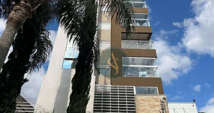 Apartamento com suíte, sacada com churrasqueira e 02 vagas livres na garagem, com 78,5m² exclusivos, por R$ 780.000 - Centro - São José dos Pinhais/PR