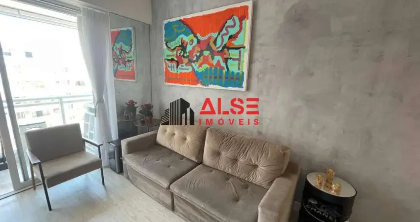 1 dormitório c/ varanda e vista para o mar na pompéia, santos-sp