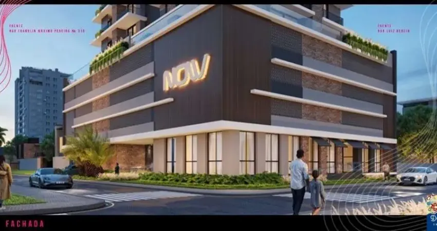 Now residence - apartamento studio com sacada - alto padrão - no centro.