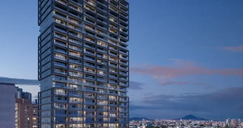 Residencial downtown - apartamento studio - com 01 vaga de garagem - 43m² privativos - alto padrão - no coração de itajaí.