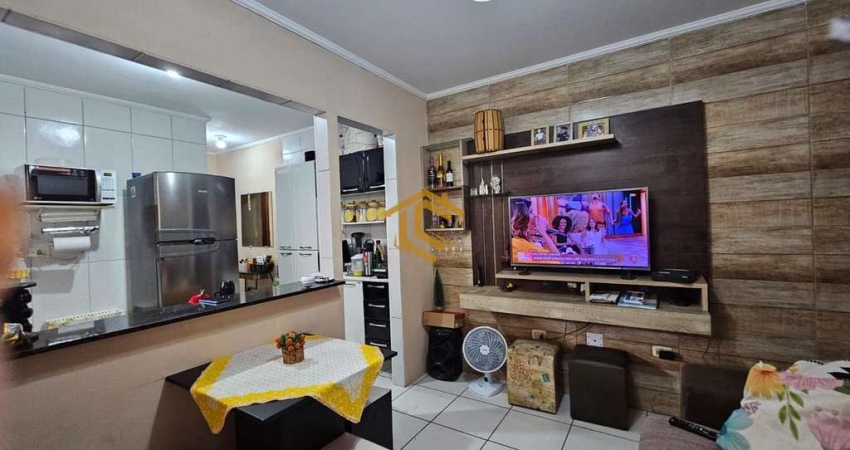 Casa de Condomínio com 2 quartos, Esmeralda, Praia Grande - R$ 270 mil, Cod: 10266