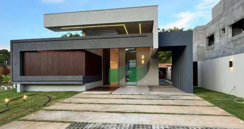 Casa com 3 dormitórios à venda, 158 m² por R$ 1.850.000,00 - Alphaville Litoral Norte 3 - Camaçari/BA