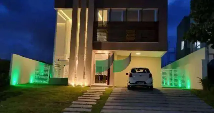 Casa com 5 dormitórios à venda, 266 m² por R$ 1.800.000,00 - Alphaville Litoral Norte 2 - Camaçari/BA