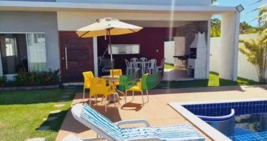 Casa com 3 dormitórios à venda, 270 m² por R$ 1.175.000,00 - Barra do Jacuípe - Camaçari/BA