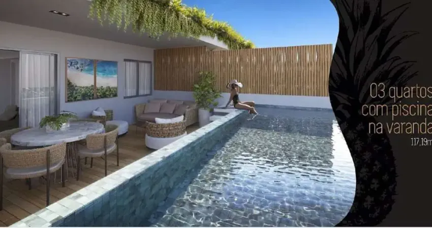 Apartamento com 3 dormitórios à venda, 117 m² por R$ 950.000,00 - Acú da Torre - Mata de São João/BA