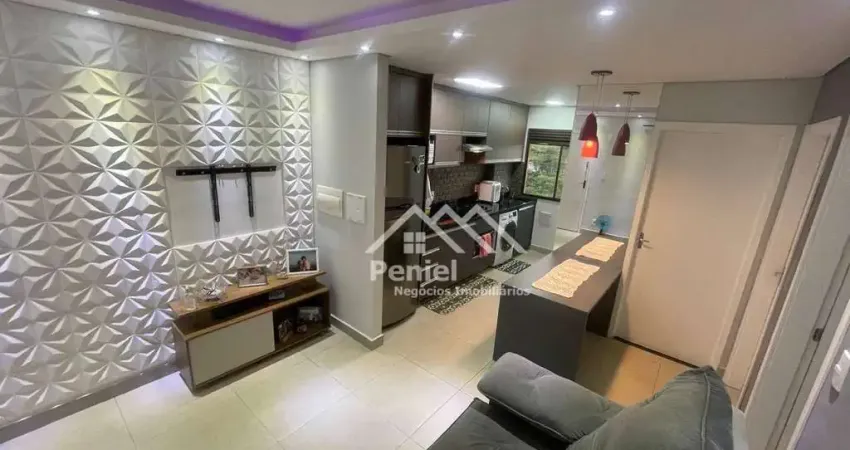 Apartamento com 2 dormitórios à venda, 43 m² por r$ 217.000 - condomínio lar frança - bonfim paulista/sp