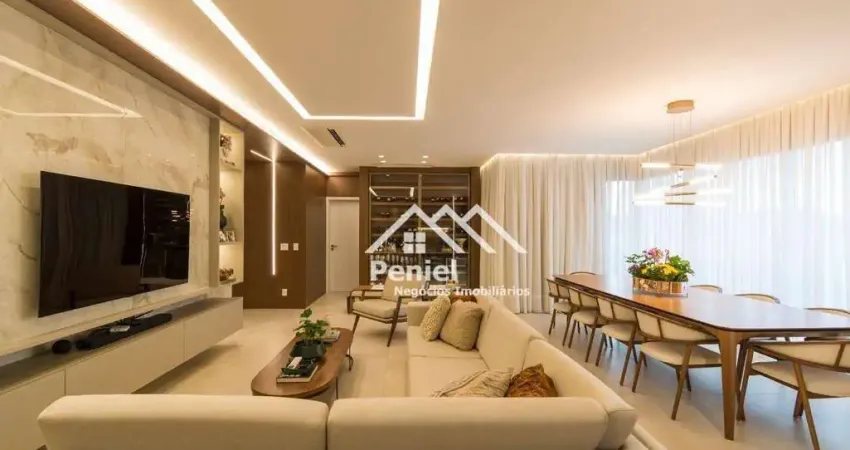 Apartamento com 3 dormitórios, 170 m² - venda por r$ 1.990.000 ou aluguel por r$ 19.737/mês - vila do golf - ribeirão preto/sp