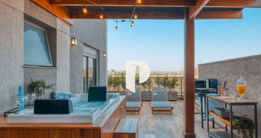 Apartamento garden com 3 dormitórios à venda, 184 m² por r$ 1.150.000,00 - residencial colina do ipê - ribeirão preto/sp