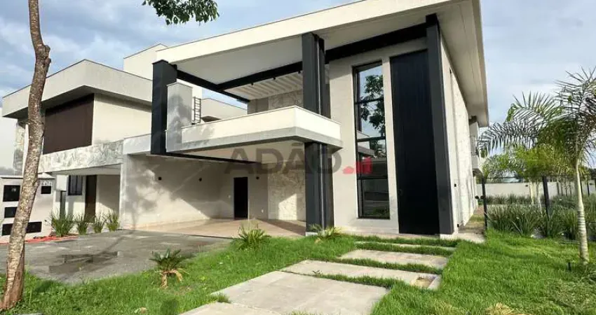 Sobrado de Alto Padrão à Venda no Condomínio Golf | 4 Suítes | Piscina Aquecida