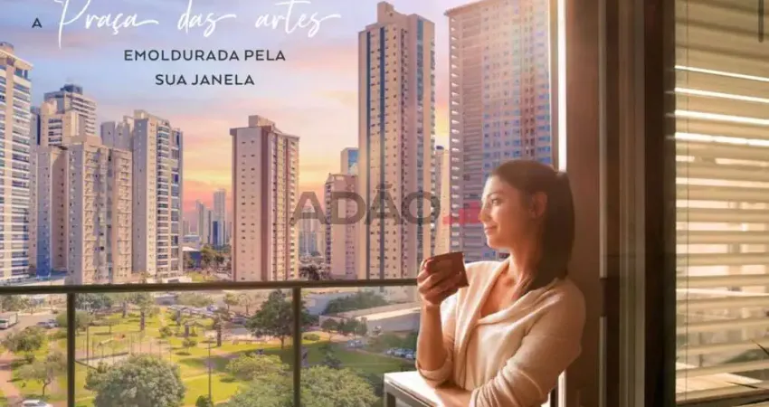 Arte square - jardim goiás - apto 2103 - 03 vagas - vista p/praça das artes, próximo ao parque flamboyant