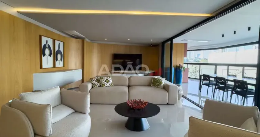 Apartamento com 4 suítes, mobiliado, Trya by Opus, Setor Bueno ao lado do Parque Vaca Brava