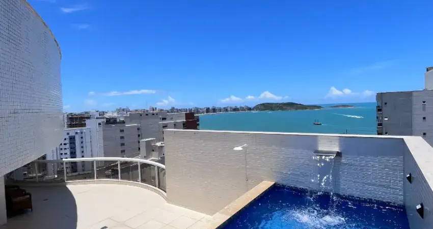 Cobertura linear exclusiva com 4 suites e piscina a venda em Guarapari