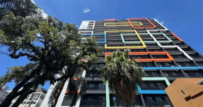Apartamento para locação 1 dormitório no Centro de Curitiba Cena Living