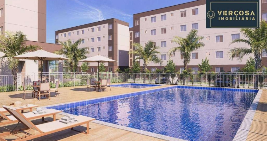Apartamento com 2 dormitórios à venda, 40 m² por R$ 199.900 - Guaribas - Eusébio/CE