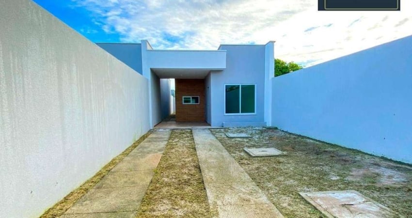 Casa com 2 dormitórios à venda, 80 m² por R$ 211.000 - Loteamento Sol Nascente - Aquiraz/CE