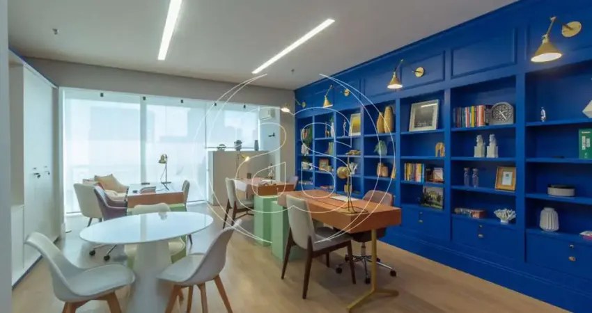 Sala comercial á venda - mobiliado com 1 vaga de garagem
