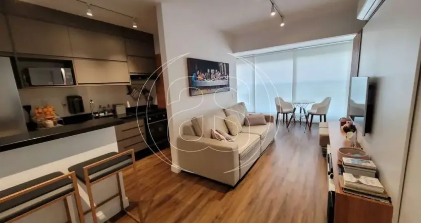 Apartamento de 48m² com suíte e vaga moderno em prédio novo em moema