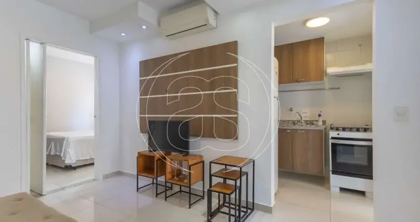 Apartamento residencial na região do jardim paulista, com 48m², 1 dormitório e 1 suíte!