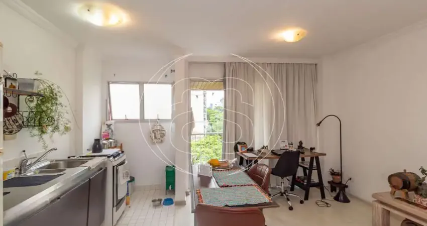 Apartamento para venda na região de moema índios, com 45m², 1 dormitório e 1 sala!