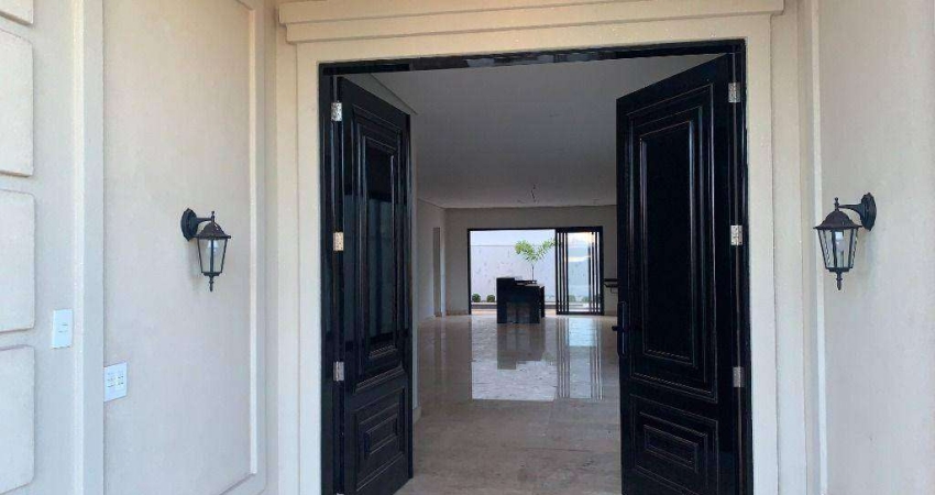 Fantástico Sobrado Alto Padrão – 550 m² | Piscina | 4 amplas suítes, sendo a master com 2 banheiros e 2 closets, Salas integradas para até 4 ambientes