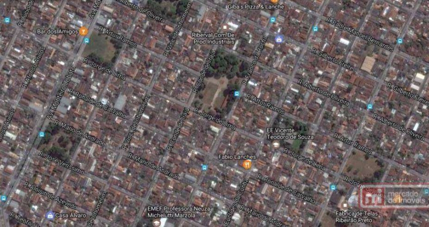 Terreno à venda na Rua Jorge de Lima, Jardim Maria Goretti, Ribeirão Preto